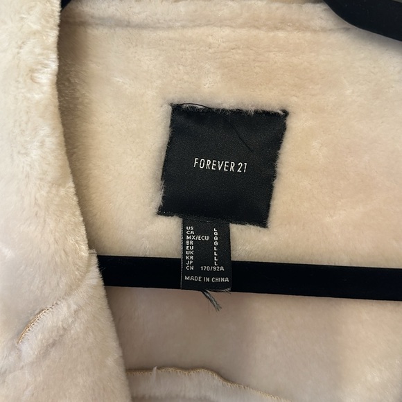 Forever 21 faux suede faux fur jacket - Picture 3 of 4